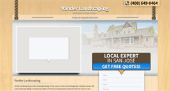 Desktop Screenshot of landscapedesignsanjose.net